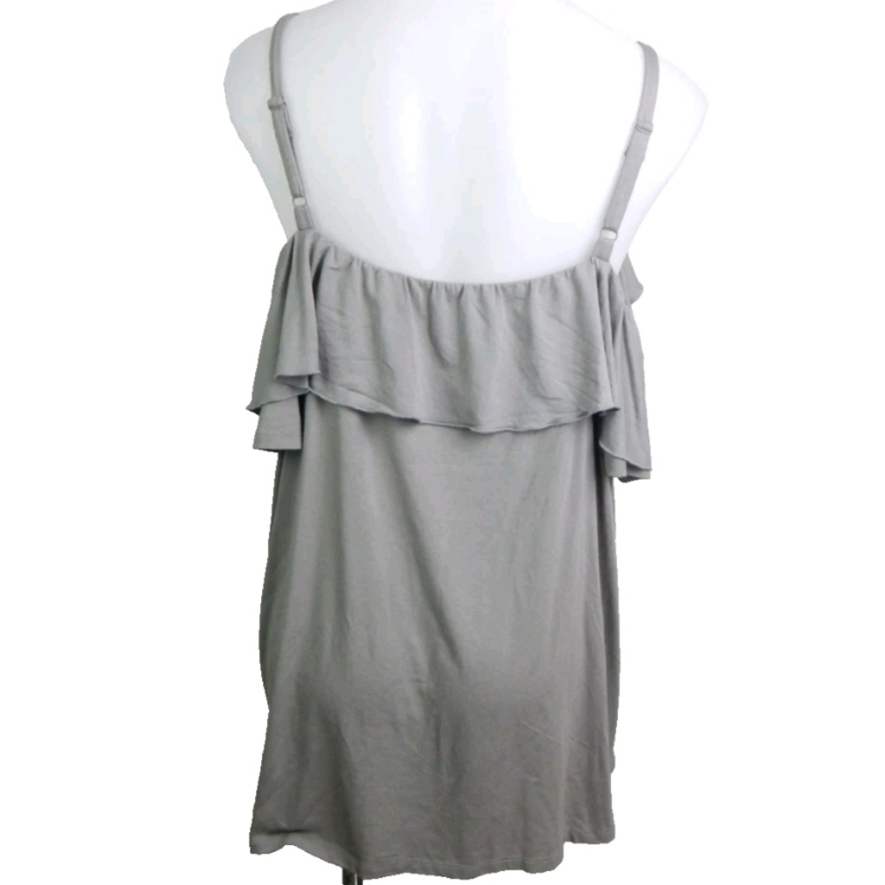 Torrid Super Soft Knits Cold Shoulder Ruffle Top - Picture 4 of 5